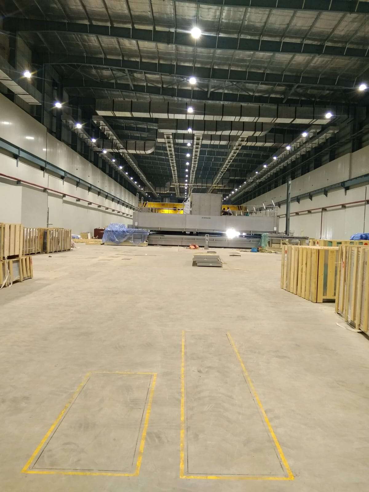 GPPL Plant overhead lighting work